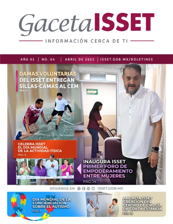 Portada de la gaceta abril 2025