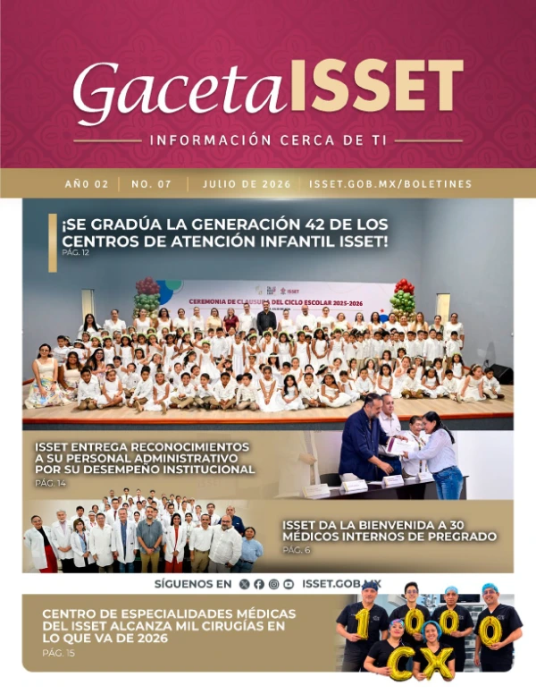 Portada de la gaceta julio 2026