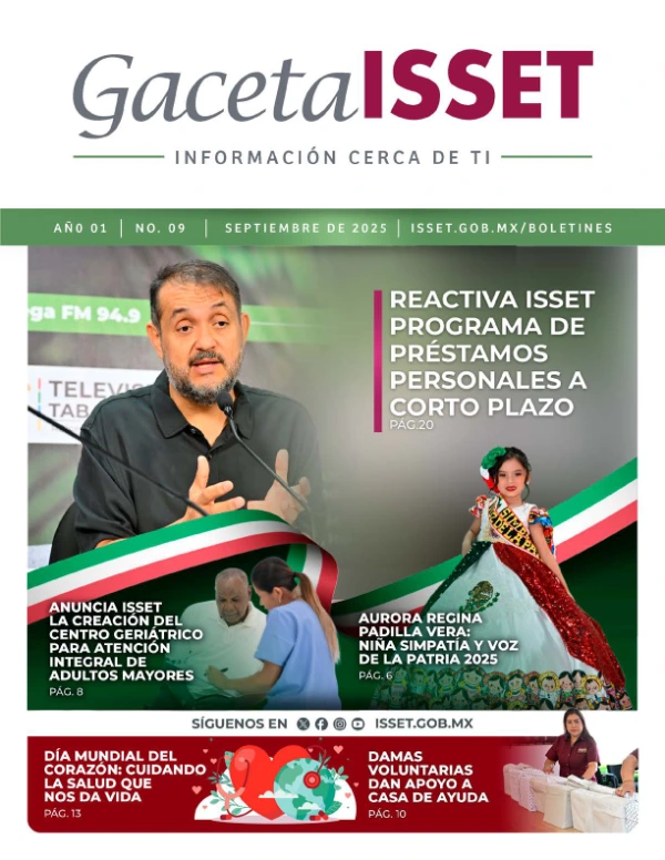 Portada de la gaceta septiembre 2025